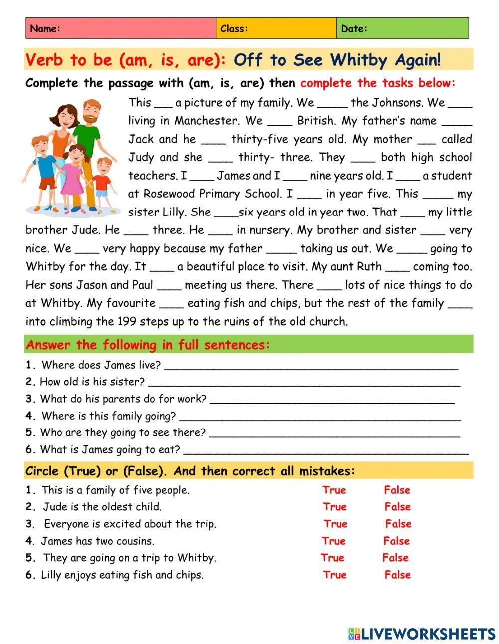 Reading Comprehension Worksheets Wh Questions
