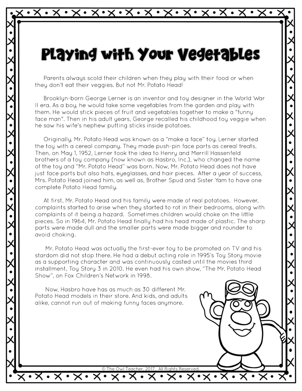 Toy Inventions Nonfiction Reading Passages Printable U0026 Digital Google The Owl Teacher