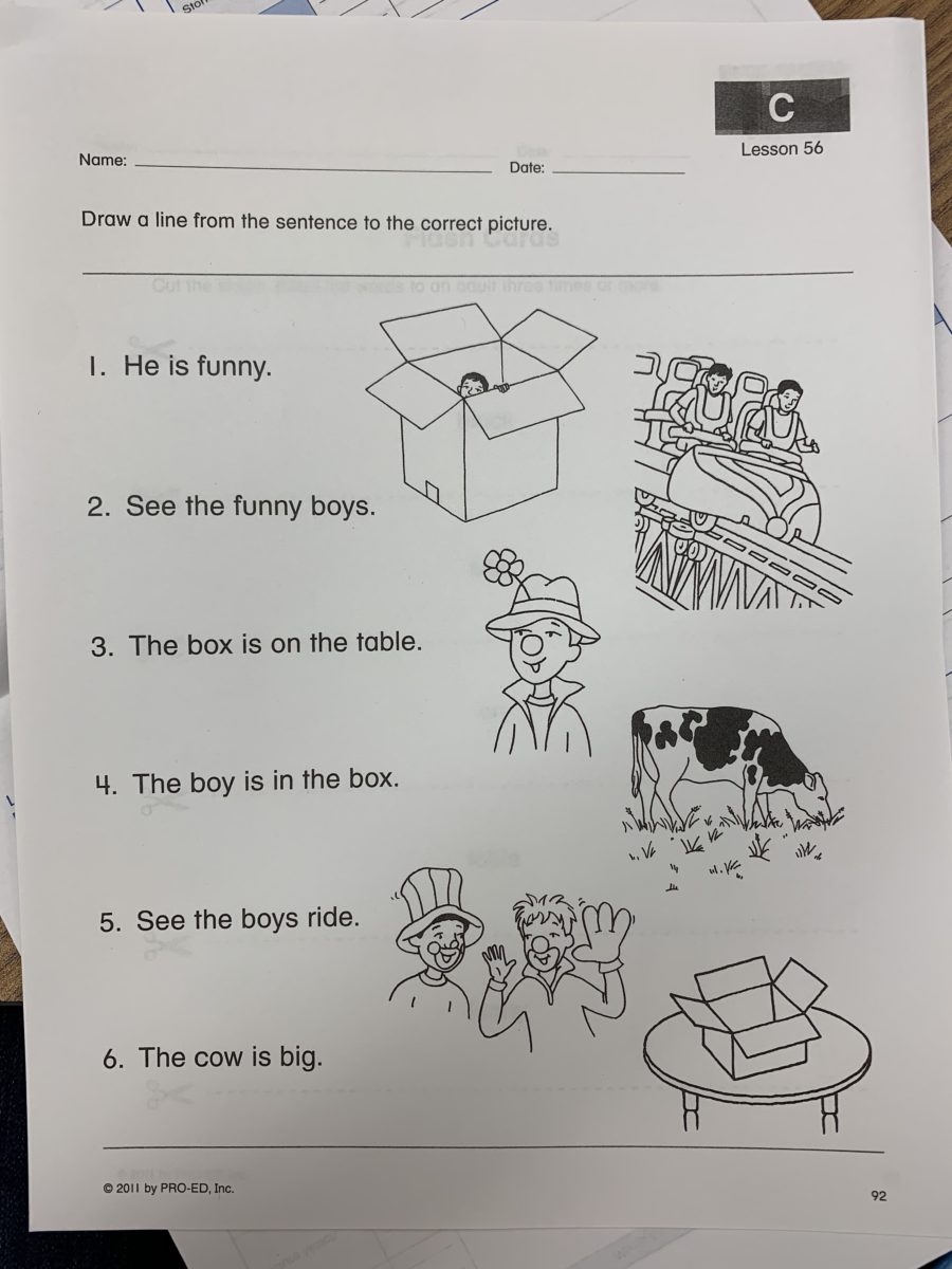 Using Edmark Reading Program The Autism Helper Worksheets Library