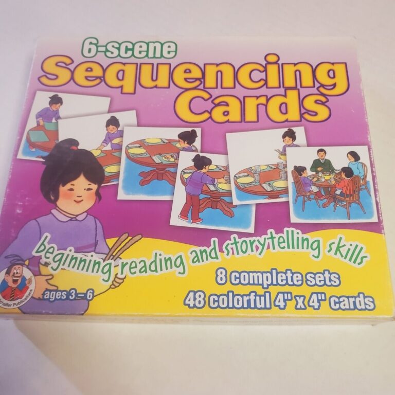 Vintage 6 Scene Sequencing Cards Frank Schaffer Reading