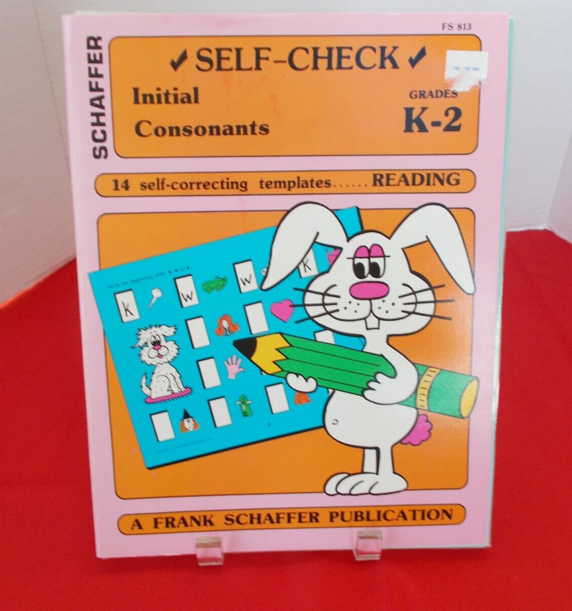 Vintage Frank Schaffer Self Check Initial Consonants Templates For Reading K 2 